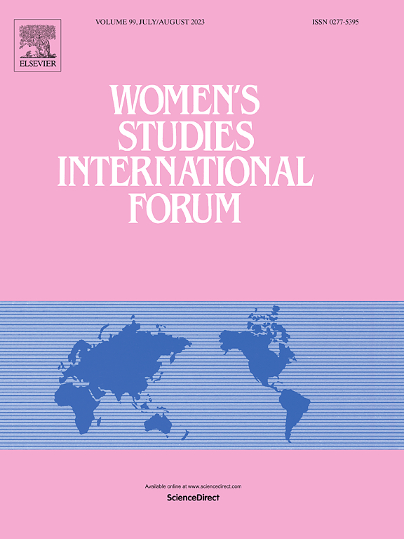 Go to journal home page - Women's Studies International Forum